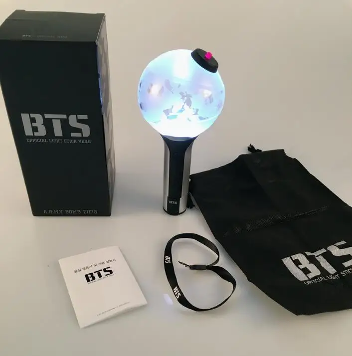 New Hiphop Kpop Bangtan Boys Bts Jimin Suga Official Concert VER 2 Army Bomb Light Sticks