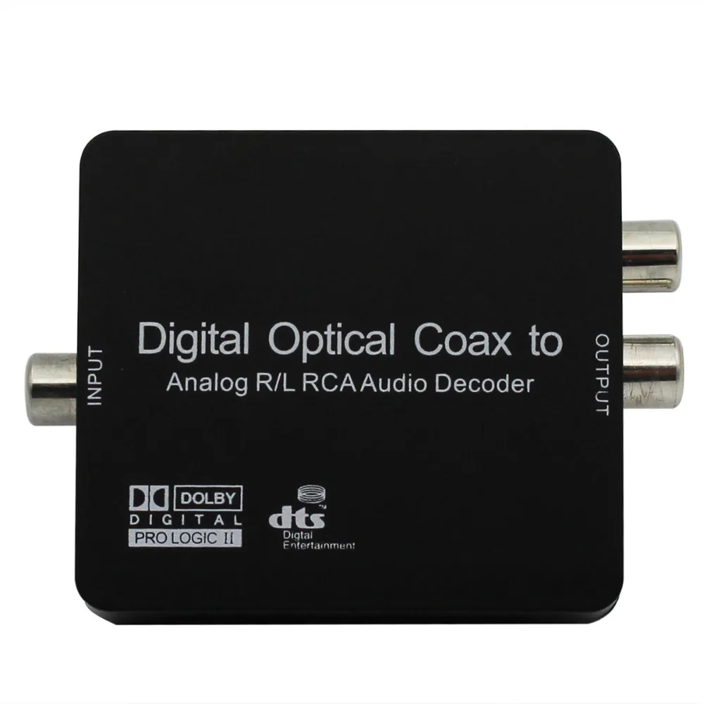 

2018 New Style Supprot AC3/DTS/Dolby Toslink Coaxial Digital To Analog Audio L/R Decoder+3.5mm Earphone Free Shipping
