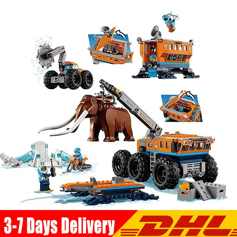 

Compatible Legoings 60195 Lepin 02111 City Arctic Mobile Exploration Base Building Blocks Kit Model Set Blocks Children Toys