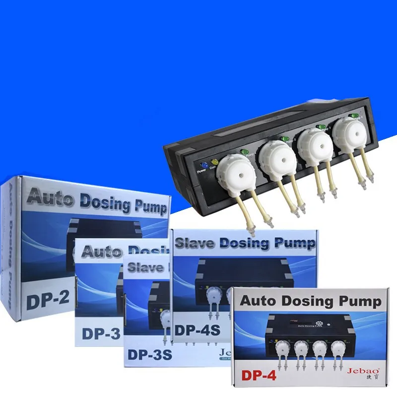 

High Quality Jebao DP-2 DP-3 DP-4 Automatic Dosing Pump Aqurium Doser Pump for Marine Seawater Coral Reef Fish Tank