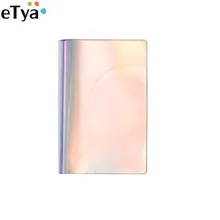 ETya Модный женский мужской лазерный чехол для паспорта, ПВХ Модный ID-карта, кредитный держатель для карт, кошелек, сумочка, чехол
