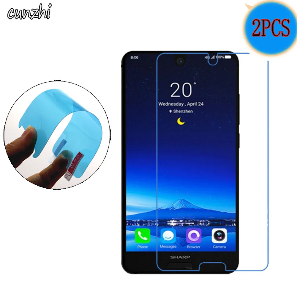 

For Sharp Aquos S2 Ultra Clear TPU Nano Explosion proof Screen Protector For Sharp Aquos S2 AQUS2 Protective Mobile Phone Film