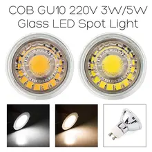 Высокое качество GU10 композитный чашки COB Светодиодный точечный светильник, 3 Вт, 5 Вт, ультратонкое естественное освещение CRI> 80 светодиодный светильник 220V Lamparas GU10 лампы GU10 Точечный светильник Luz 4 шт./лот