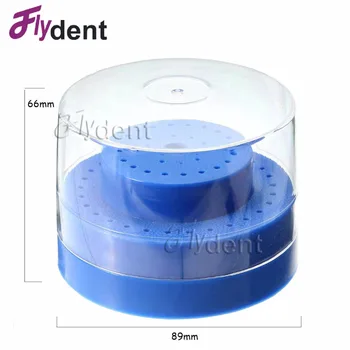 

Dental 60 Holes Diamond Burs holder Endo Box Endodontic Reamer Block Dentist Diamond Bur Grinding Head Holder Blue