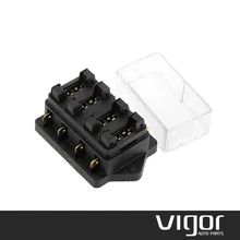 Универсальный автомобиль грузовик 12 В 4 Way цепи Автомобильная лезвие предохранителей адаптер Блок держатель розетки