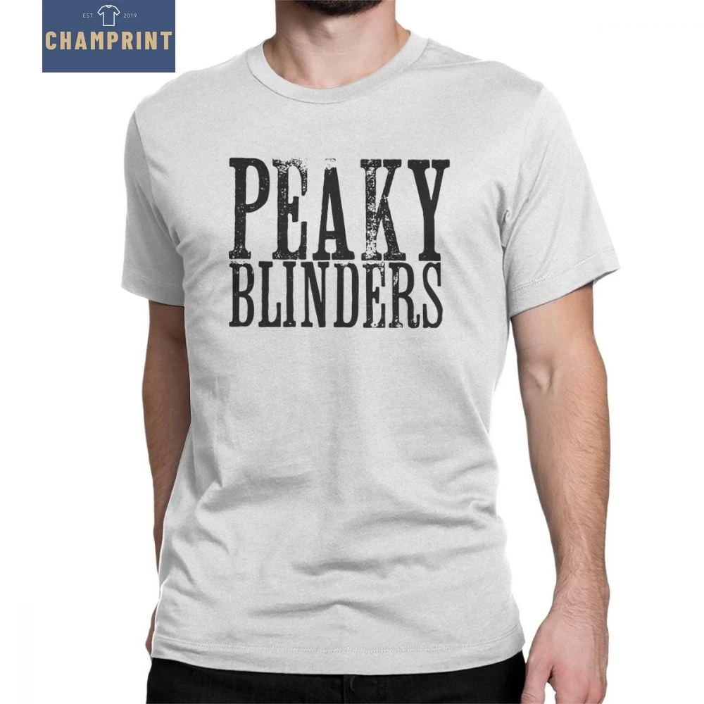 

Men's Peaky Blinders T-Shirts Arthur Thomas Tommy Shelby Novelty Round Neck Short Sleeve Tops 100% Cotton Tees Plus Size T Shirt