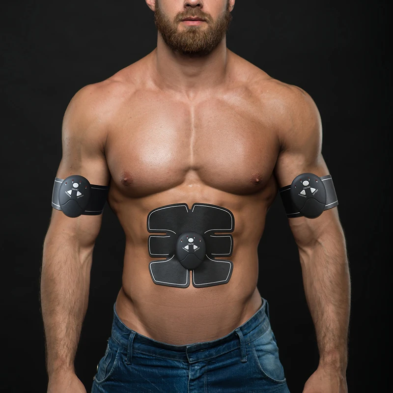 

EMS Wireless Muscle Stimulator Smart Fitness Abdominal Training Device Electric Weight Loss Stickers Unisex Body Slimming Belt