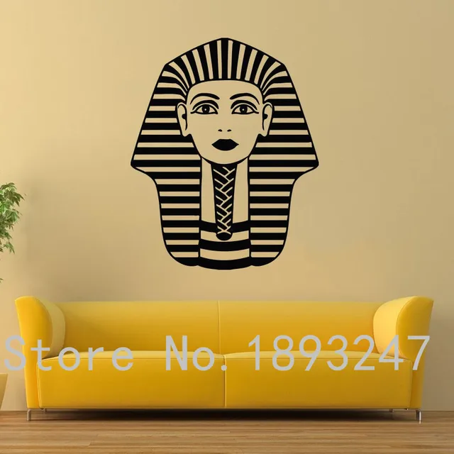 free shipping egypt vinyl wall decal countries tutankhamun ancient
