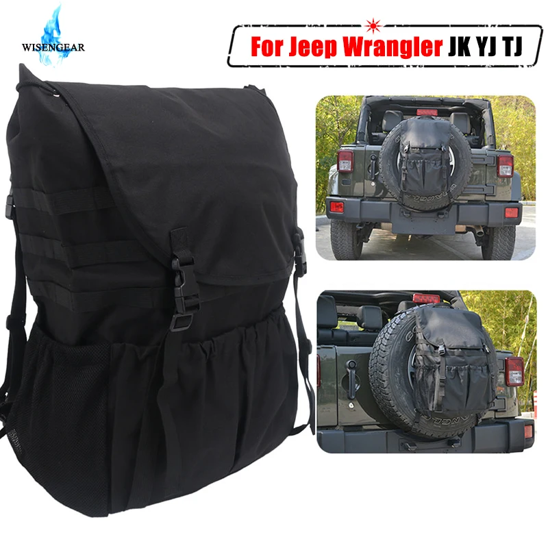 Сумка для хранения инструментов Jeep Wrangler JK YJ TJ сумка запасных шин багажника седла
