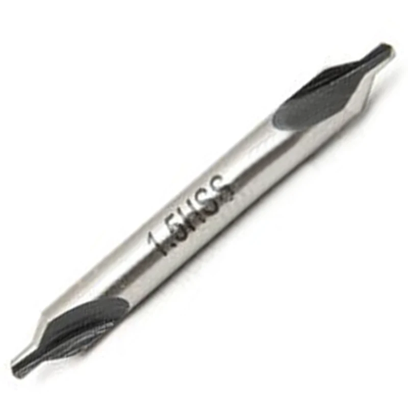 Practical 5 HSS Combined Center Drills Bits Set 60 Degree Countersink Tool Kit High Speed