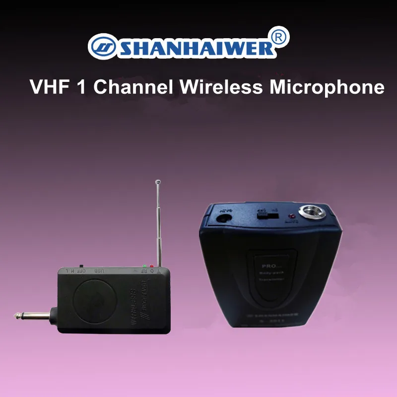Factory supply VHF Single channel wireless condenser microphones system