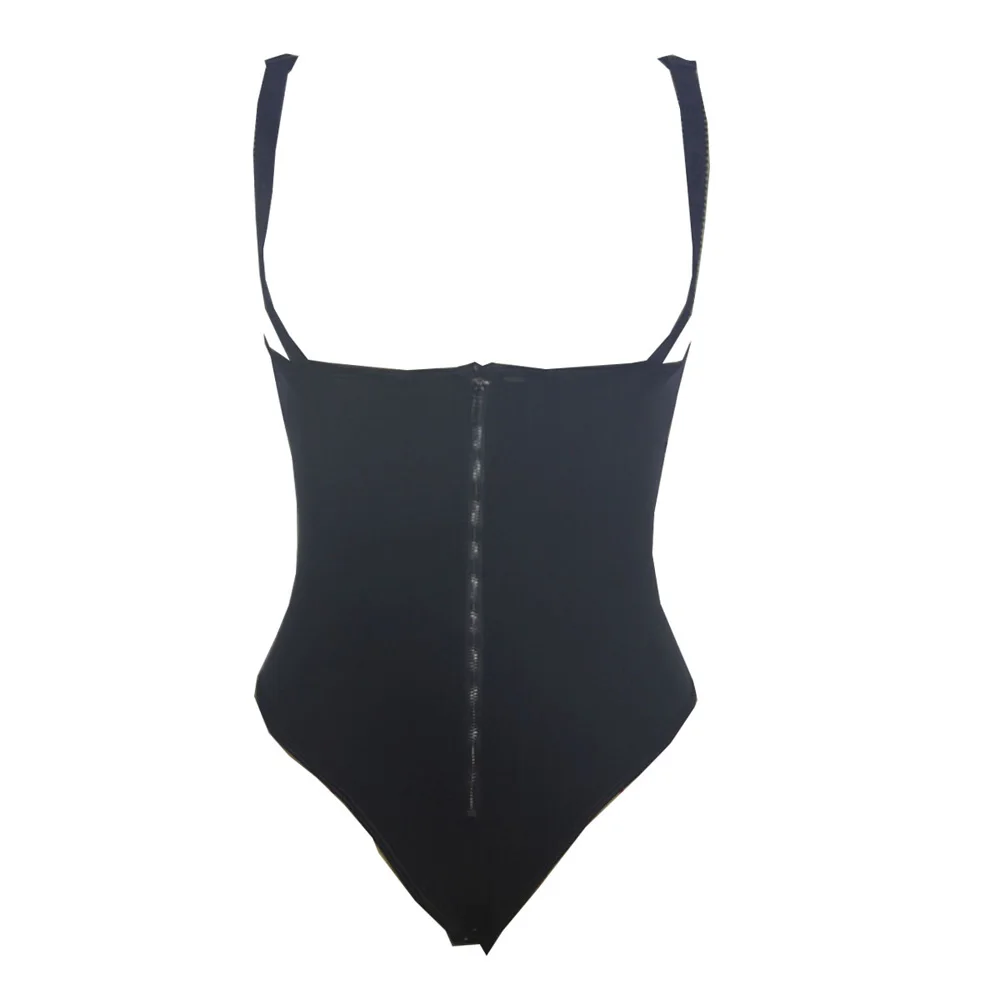 Sexy Zipper Thong High Waist Control Panties Women Waist Bodycon