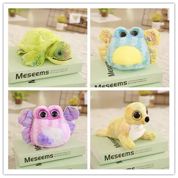 

1pc 20cm Colorful Plush Marine Animal Stuffed Toys Plush Seals Sea turtle Crab Pendant Toys Kids Girls Gifts