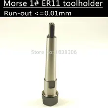 Mandrin de fraisage MT1 ER11 Morse taper 1 # mandrin de fraisage MTA1-ER11 CNC mandrin de serrage de tour support de mandrin pour tour 1 pièces