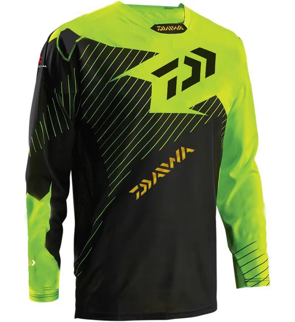 DAIWA 2019 New Style Daiwa Fishing Clothing Quick Drying Anti UV Daiwa Shirts Sports Clothes
