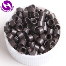 HARMONY 10000 штук 4,0 мм Алюминиевый винт микро-локоны трубы микро бусины кольца для палочки волос