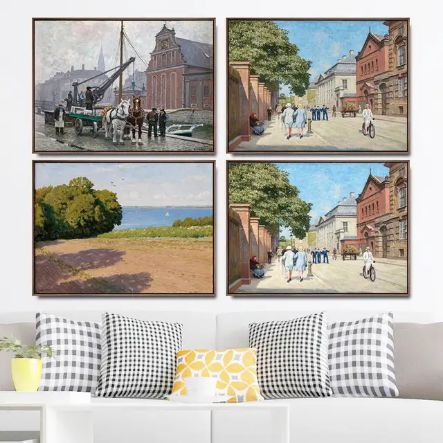 Paintings by Paul Gustav Fischer Printed on Canvas 1