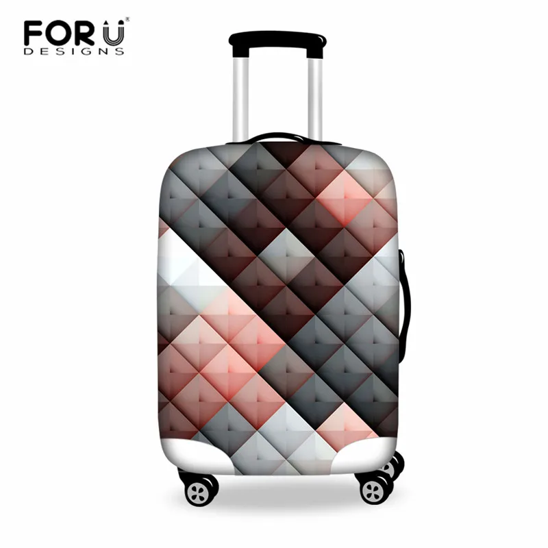 FORUDESIGNS Travel Luggage Cover Designer Luggage Protective Cover Cute Dustproof Suitcase Cover Elastic Suit for 18