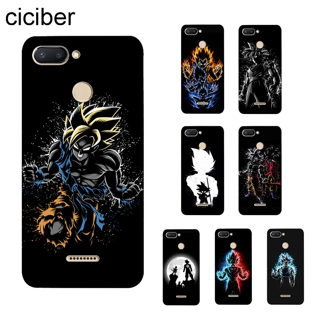 

ciciber Dragon Ball Z Super DBZ Goku Cover For Xiaomi Redmi 6 5 4 3 A X 3S Plus Pro Phone Case For Redmi Note 6 5 4 X A Pro TPU