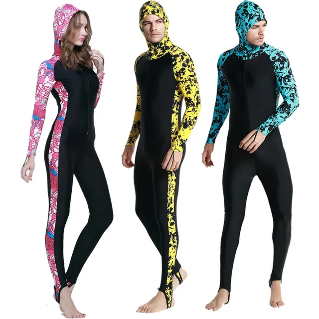 Sun Protection lycra wetsuit men & women diving suit snorkeling suit