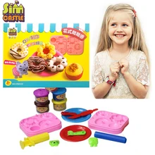 SIMCASTLE 3d супер легкая глина DIY детей Руководство кретивная обучающая игрушка делая цветная глина глупо putty костюм цветная глина игрушка