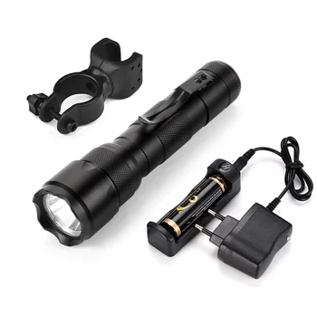 

New 502B LED Flashlight 18650 Torch 5 Modes 1000 Lumens light XM T6 Lamp Tactical Flashlight camping cycling light kit