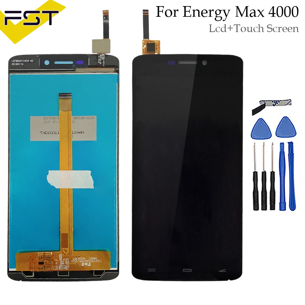 Черный для энергетического Sistem Energy phone Max 4000 ЖК дисплей + сенсорный экран