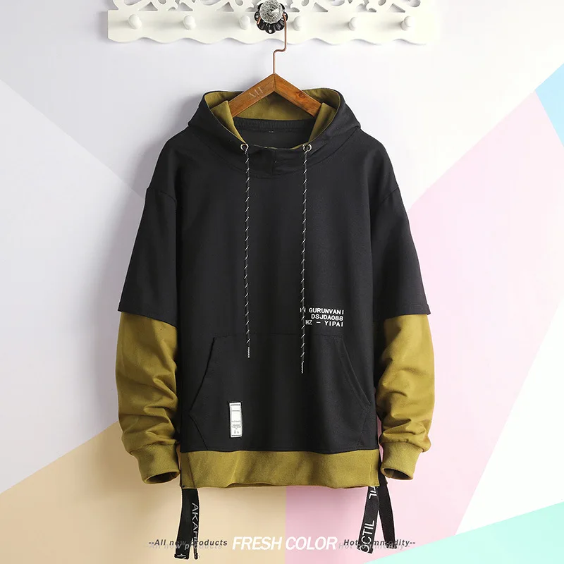  22 Style Autumn Spring 2019 Hoodie Sweatshirt Mens Hip Hop Punk Pullover Streetwear Casual Fashion 