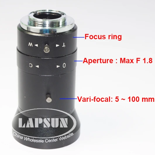 1080 P VGA USB C-Mount микроскоп Камера SD карты видео Регистраторы+ C крепление большой поле зрения промышленные микроскоп объектив