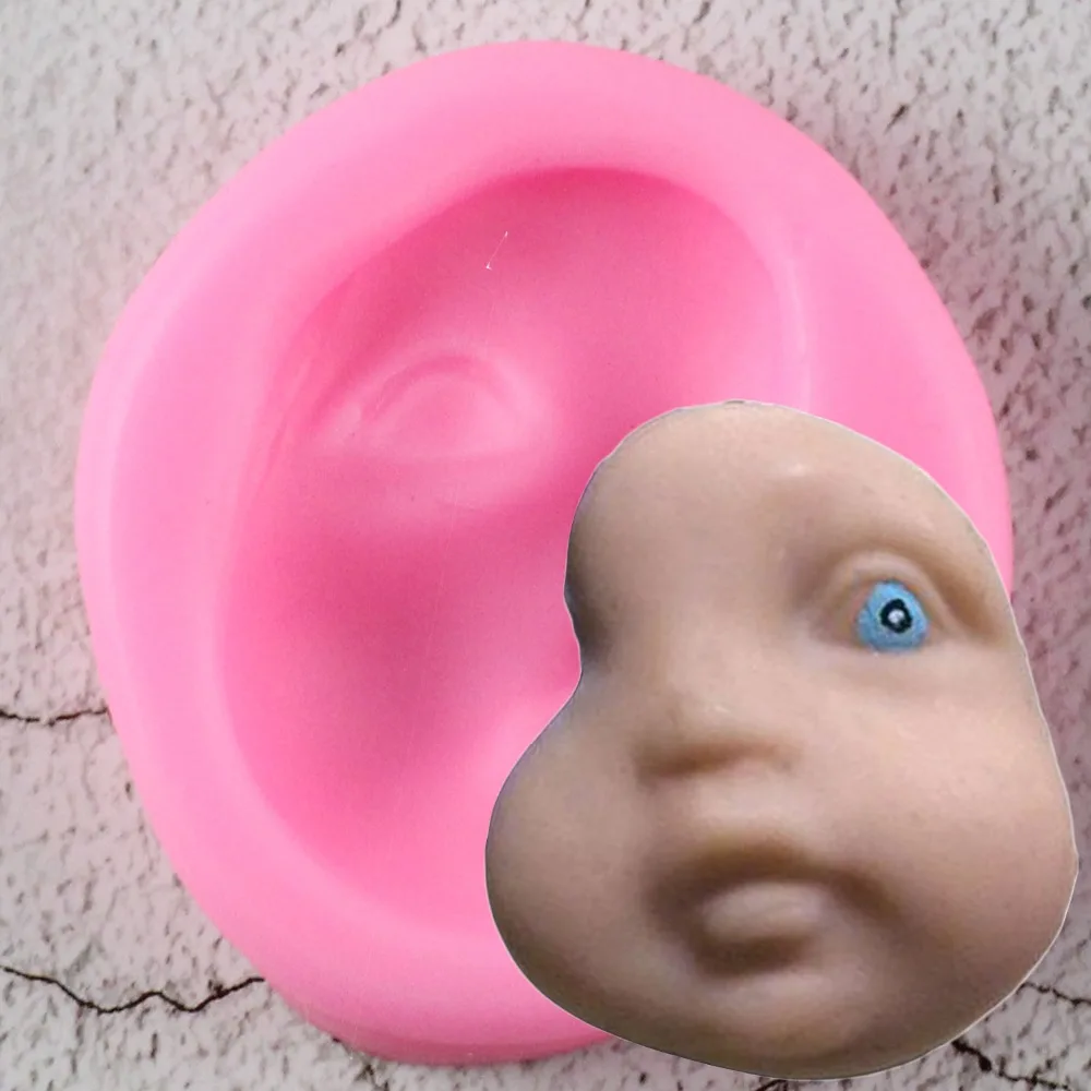 

3D Baby Face Cooking Tools Silicone Mold Cake Chocolate Candy Jelly Baking Mold Fondant Cake Decorating Tools