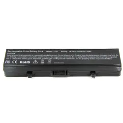 2200 мАч для батареи ноутбука Dell Inspiron 1526 1525 1545 1546 170 C601H D608H GP952 GW240 GW252 HP297RN873 RU586 XR693