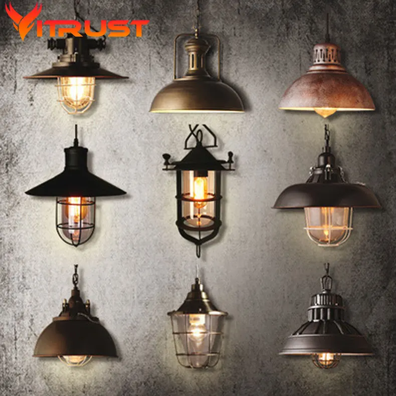 Vintage dinning font b room b font pendant lamp restaurant font b bar b font light