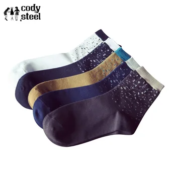 

Cody Steel Business Socks For Man Comfortable Breathable Men Cotton Socks Casual Classic Male Fashion Tube Socks 3pairs/lot