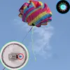 New Hand Throwing Parachutes Kite with LED Light Mini Outdoors Play Flash Parachute Toy Educational Children Toys Kites ► Photo 3/6