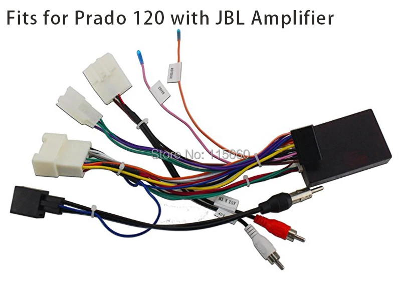Canbus and cable fits for Toyota Prado 120 with JBL Amplifier