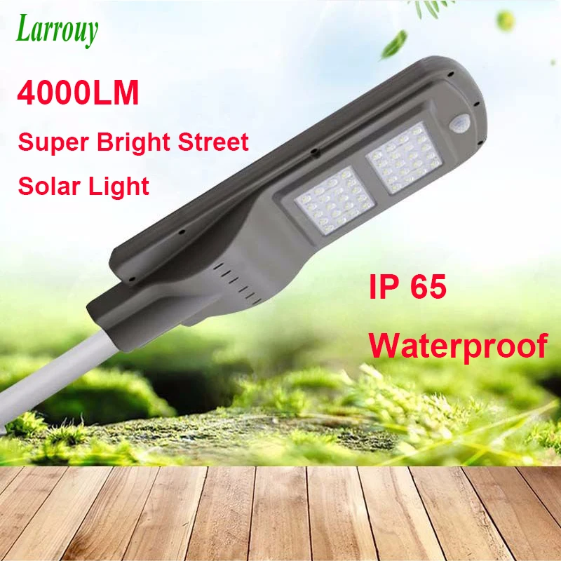 

20w 40w 60w LED solar street light Outdoor Waterproof IP65 PIR sensor Smart light changes led light 50mm interface