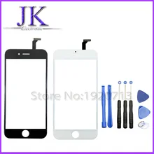 White black Front Glass Lens + Touch Screen Digitizer For iPhone 6 i6 5.5 inch plus Replacement Outer Touch Panel Screen Case