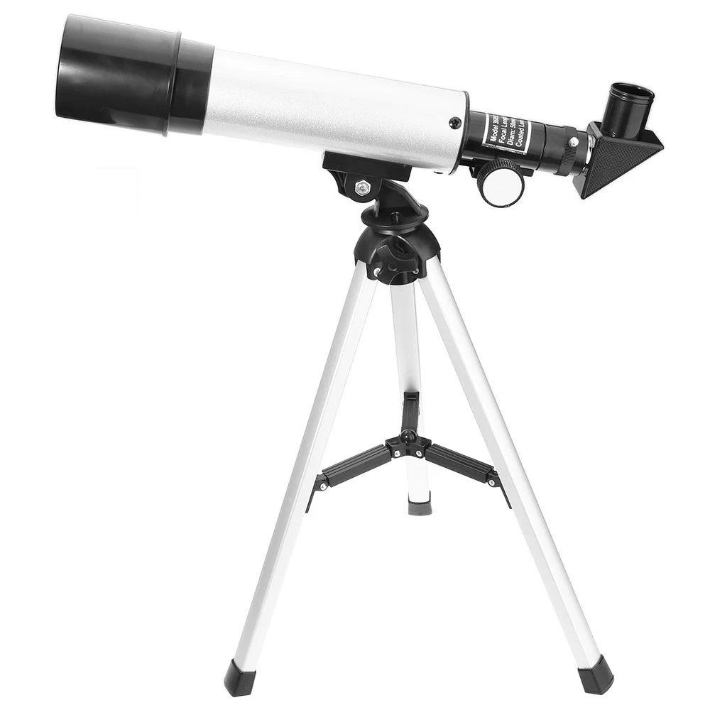 

F36050M Monocular Space Astronomical Landscape Lens with Portable Tripod 360/50mm Telescopic Outdoor Telescope for Beginners