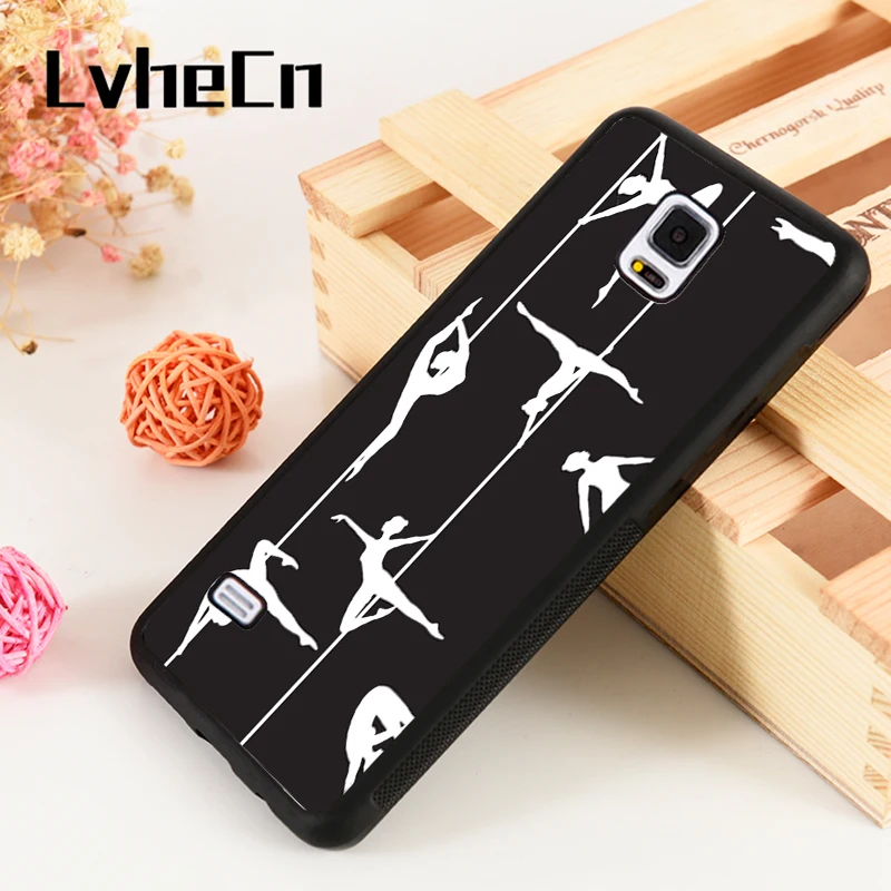 

LvheCn S3 S4 S5 Phone Cover Cases For Samsung Galaxy S6 S7 S8 S9 egde plus Note 4 5 8 9 Soft Silicone Rubber Pole Dance Dancer