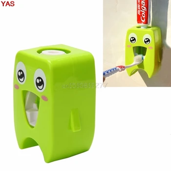 

Toothpaste Squeezer Plastic Cartoon Wall-mounted Adhesive Automatic Toothpaste Dispenser Squeezer #H0VH#
