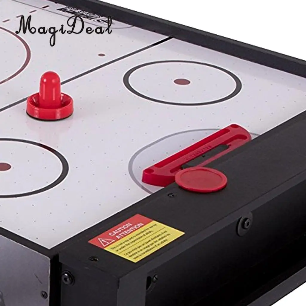MagiDeal 2 Pieces 2-in-1 Air Hockey Table Accessories Goal Door Ball Stopper Score Counters Scorekeeper Red