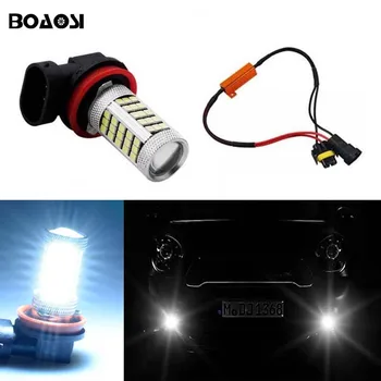 

BOAOSI 2pcs Bright Error free H8 H11 LED projector Fog Light bulb No Error For Audi A3 A4 A5 S5 A6 Q5 Q7 TT BMW Mercedes-Benz