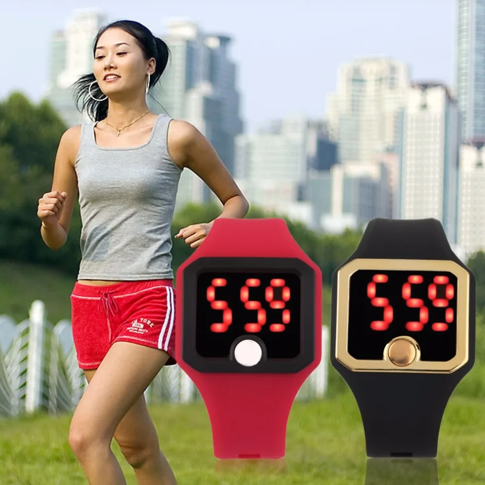 

LED Smart wrist Band Heart rate Sport Bracelet Watch Heartbeat Rate Wrist Watch