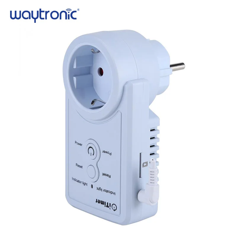 EU Plug GSM Temperature Sensor SMS Remote Control Power Outlet Switch With Telephone Alarm Temperature Query Power Off Function