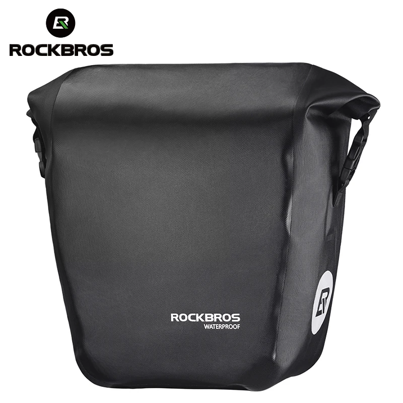 Cheap ROCKBROS Waterproof Bicycle Bag 10L Bike Carrier Bag Pannier Rear Rack Tail Saddle Trunk Pack Cycling MTB Bag Bike Accessories 5
