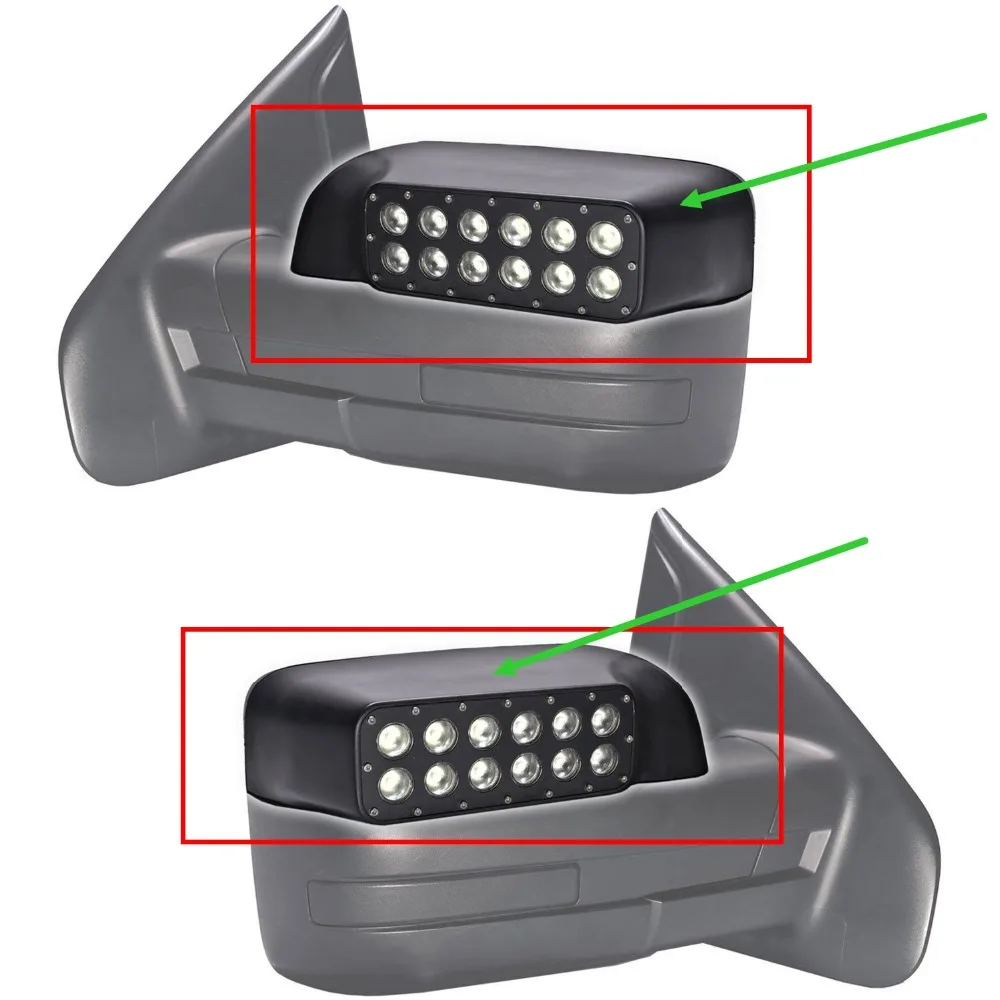 

Tuning Auto parts For Ford F-150 Rear view Mirror F150 F-150 Raptor Modified LED American pickup VEHICLE modified 2009-2014 YEAR