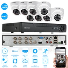 KKmoon 1080N AHD dvr CCTV камера 8CH 1080 P AHD ИК Обнаружение движения ночное видение CCTV камера для CCTV системы безопасности PAL системы