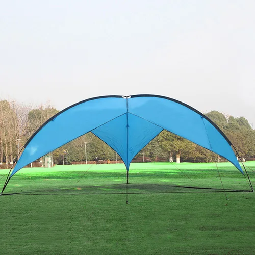 Sun Shelter UV Mit Pole Wasserdichte Markise Baldachin Strand Zelt