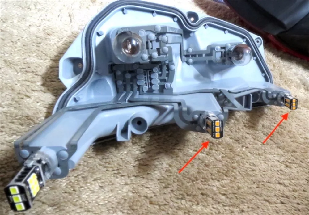 Tcart 4 шт. авто светодиодный лампы ошибок T15 2835 15smd Автомобильный свет поворотники