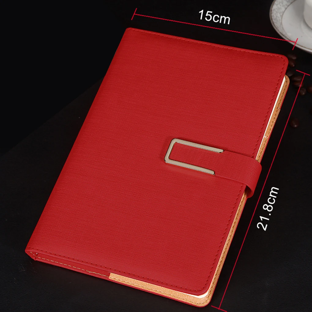 

Office School Stationery Supplies PU Leather Cover Notebook Buckle Diary Travel Note Books Journal Agenda